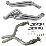 BBK 11-14 Ford Mustang GT 1-3/4 Long Tube Headers w/High Flow Catted X-Pipe (Ti Ceramic) (16331)