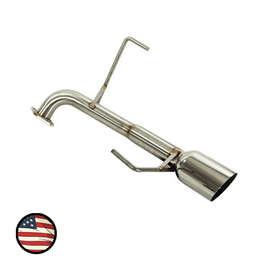 Nameless Performance Axleback Exhaust - 2012-2016 Impreza 2.0i Sedan - Muffler Delete (SUAB12IM25-0MU-35SWS)