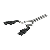 MBRP Exhaust 3in. Cat Back with Quad 4in. Dual Wall Tips Race Version Black Coated (S7207BLK)