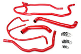 HPS Reinforced Red Silicone Radiator + Heater Hose Kit Coolant for Chevy 05 (57-1277-RED)