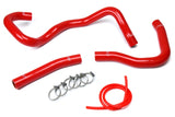 HPS Red Reinforced Silicone Radiator Hose Kit Coolant for Mitsubishi 2008 2 (57-1530-RED)