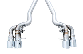 AWE Tuning AWE SwitchPathâ„¢ Axleback Exhaust for BMW F90 M5 - Chrome Silver Tips - 3025-42061