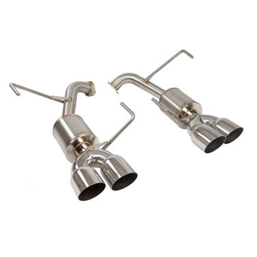 Nameless Performance Catback Exhaust - 2015-2021 WRX / 2015-2018 STi - 5" Muffler - 3.5" Single Wall Tips (SUCB15WRX-5MU-35SSW)