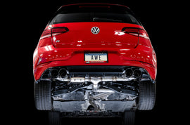 AWE Tuning AWE SwitchPathâ„¢ Exhaust for MK7.5 Golf R - Chrome Silver Tips, 102mm - 3025-42066