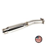 Nameless Performance Replacement Midpipe Front Section ONLY - 2015-2021 WRX/STI - Without Resonator (SUMP15WRX-FRONT-NONRES)