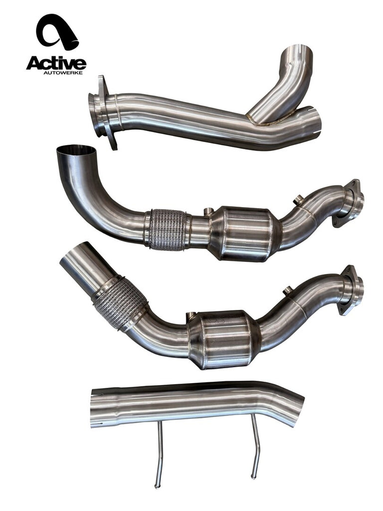 Active AutoWerke 2017–2020 Ford F-150 3.5L EcoBoost GESI EPA-Compliant Catted Downpipes (51-001)