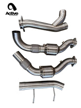 Load image into Gallery viewer, Active AutoWerke 2017–2020 Ford F-150 3.5L EcoBoost GESI EPA-Compliant Catted Downpipes (51-001)