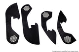 Revel GT Design Kick Panel Cover (Silver Stitch) 15-19 Lexus RC - 6 Pieces (1TR5GDAL01S)