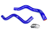 HPS Blue Reinforced Silicone Radiator Hose Kit for Ford 94-95 Mustang Base V6 3.8L (57-1332-BLUE)