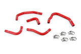 HPS Red Reinforced Silicone Heater Hose Kit Coolant for Jeep 12 17 Wrangler (57-1285H-RED)