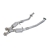 BBK 96-98 Mustang 4.6 GT High Flow X Pipe With Catalytic Converters - 2-1/2 (1666)