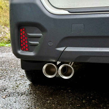 Nameless Performance Axleback Exhaust - 2020-2025 Outback XT / Wilderness - Quad Exit - 5" Muffler (SUAB20OBXT-5MU-QUAD)