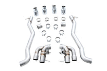 Load image into Gallery viewer, AWE Tuning AWE SwitchPathâ„¢ Axleback Exhaust for BMW F90 M5 - Chrome Silver Tips - 3025-42061
