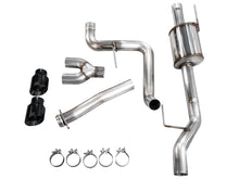 Load image into Gallery viewer, AWE Tuning 21-25 Ford F150 (14th Gen Reg Cab) Cat-Back Exhaust - 4.5in Dual Side Exit Diamond Black Tips (3015-33145)