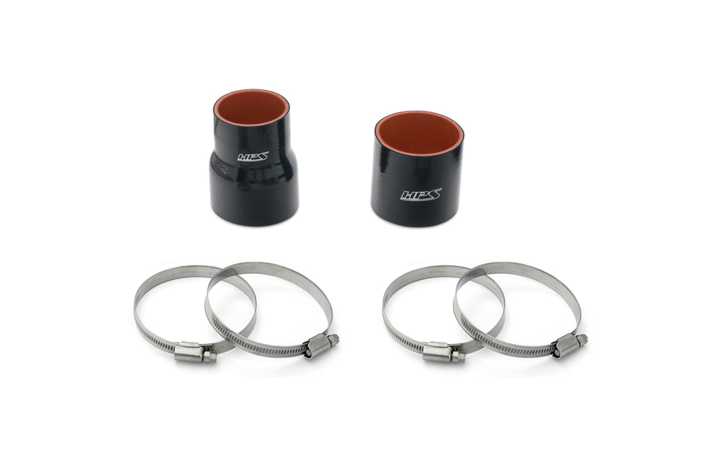 HPS Performance Hot and Cold Side Turbo Charge Pipe Kit Black (17-168WB)