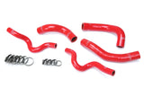 HPS Reinforced Red Silicone Radiator Hose Kit Coolant for Hyundai 13 17 Vel (57-1630-RED)