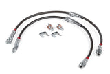 APR APR Braided Stainless Steel Brake Lines (Set of 2) - Front - BRK00047