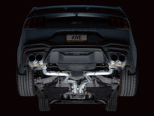 Load image into Gallery viewer, AWE Tuning AWE SwitchPathâ„¢ Exhaust for S650 Mustang GT Coupe - Quad Chrome Silver Tips - 3025-42650