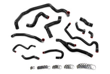 Load image into Gallery viewer, HPS Performance Silicone Radiator, Heater, Water Pump, and Expansion Tank Coolant Hose Kit Black (57-2000-BLK)