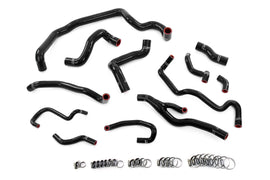 HPS Performance Silicone Radiator, Heater, Water Pump, and Expansion Tank Coolant Hose Kit Black (57-2000-BLK)