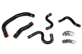 HPS Black Reinforced Silicone Radiator + Heater Hose Kit for Toyota 85 87 C (57-1337-BLK)