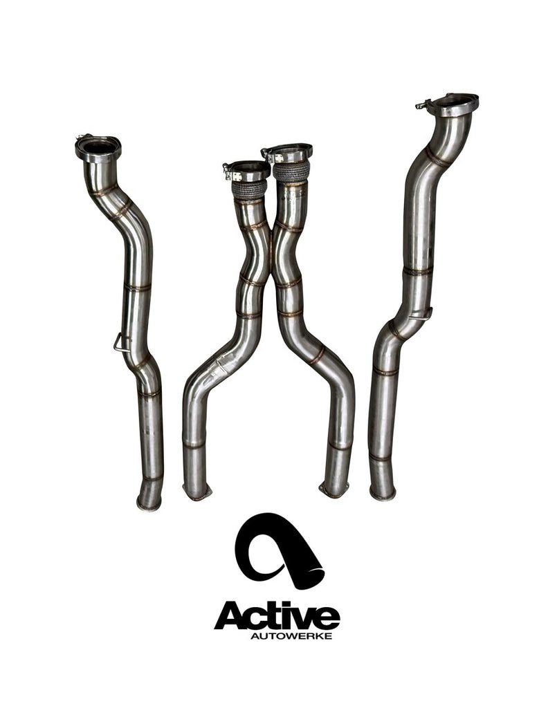 Active AutoWerke G90 Signature Catback Exhaust System w Carbon Tips (11-141C)