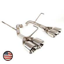 Load image into Gallery viewer, Nameless Performance Axleback Exhaust - 2011-2014 WRX/STi Sedan - Muffler Delete - 4" Double Wall (SUAB11WRXSED-0MU-40SDW)