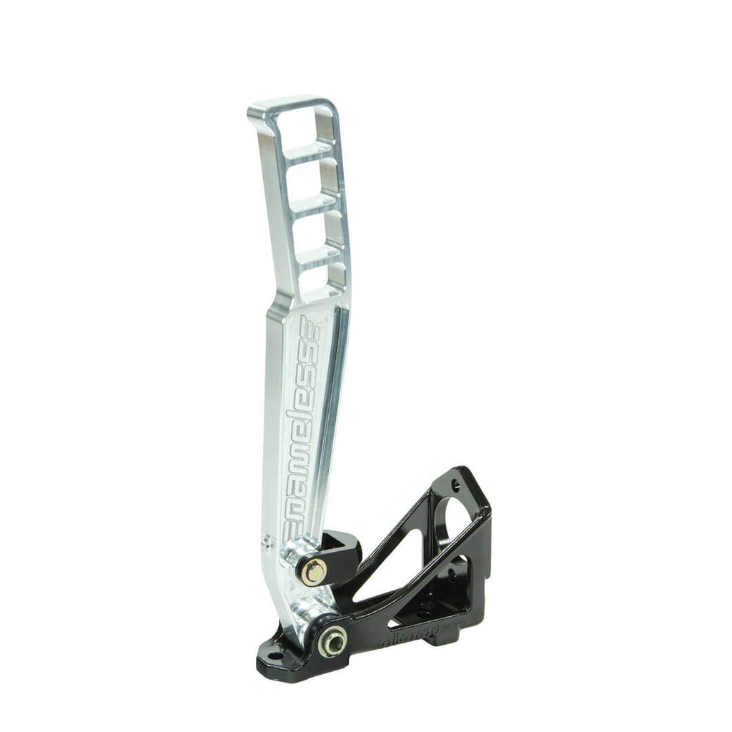 Nameless Performance Hydraulic Handbrake - 13" Raw Aluminum CNC-Engraved Handle - No Master Cylinder (NPHB-13-NON-NOMC)