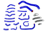 HPS Blue Reinforced Silicone Radiator + Heater Hose Kit Coolant for Toyota (57-1914-BLUE)