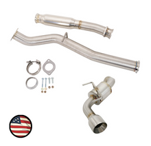 Load image into Gallery viewer, Nameless Performance Catback Exhaust - 2022+ Subaru BRZ / Toyota GR86 - 5" Muffler - Single Exit 4" Tip (SUCB22BRZ-25IN-5MU-40DW)