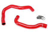 HPS Red Reinforced Silicone Radiator Hose Kit Coolant for Nissan 89-98 240SX w/ KA (57-1044-RED)