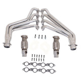 BBK 10-15 Camaro LS3 L99 Long Tube Exhaust Headers With Converters - 1-3/4 Silver Ceramic (40210)