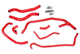 HPS Red Reinforced Silicone Radiator and Heater Hose Kit Coolant for Ford 2 (57-1452-RED)