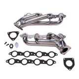 BBK 99-04 GM Truck SUV 6.0 Shorty Tuned Length Exhaust Headers - 1-3/4 Silver Ceramic (40060)