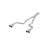 MBRP Exhaust 3in. Cat Back Dual Rear Quad Tips (S7116AL)