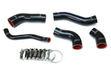 HPS Black Reinforced Silicone Intercooler Hose Kit for Hyundai 13 17 Velost (57-1629-BLK)