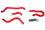 HPS Red Silicone Heater Hose Kit for 1992-1995 Honda Civic 1.5L D15 SOHC (57-1775-RED)