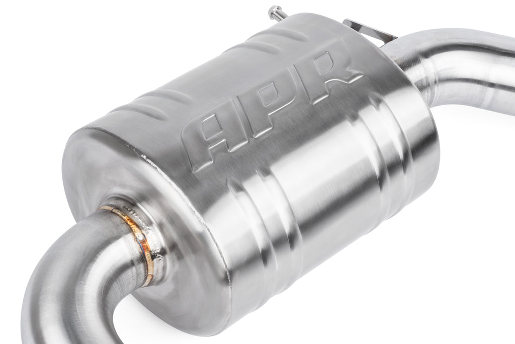 APR Catback Exhaust System (w/ Front Muffler) - GTI (MK7.5) (CBK0007)
