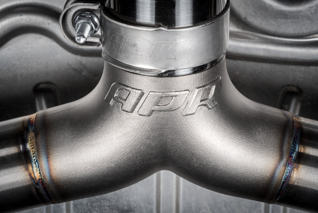 APR Catback Exhaust System (w/ Front Muffler) - GTI (MK7.5) (CBK0007)