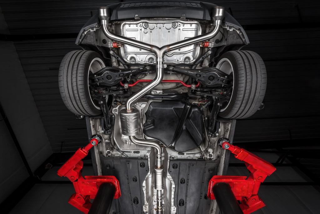 APR Catback Exhaust System (w/ Front Muffler) - GTI (MK7) (CBK0008)