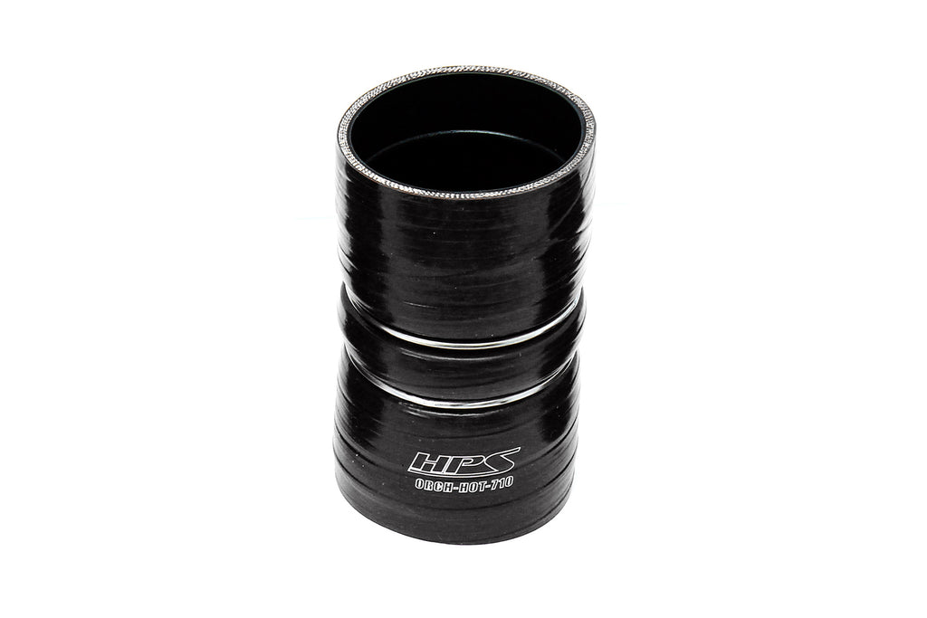 HPS Performance Silicone Hot Side Intercooler Boot Black (57-2239-BLK)