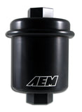 AEM Electronics High Volume Fuel Filter Black Acura and Honda (25-200BK)