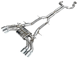 AWE Tuning 2021+ Cadillac CT4-V Blackwing SwitchPath Exhaust - Chrome Silver Tips (3025-42436)