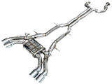 AWE Tuning 2021+ Cadillac CT4-V Blackwing SwitchPath Exhaust - Chrome Silver Tips (3025-42436)