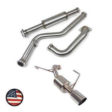 Nameless Performance Catback Exhaust - 2020-2025 Legacy 2.5L - 5" Muffler (SUCB20LEG2.5-5MU-40SWS)