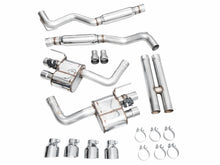 Load image into Gallery viewer, AWE Tuning AWE SwitchPathâ„¢ Exhaust for S650 Mustang GT Coupe - Quad Chrome Silver Tips - 3025-42650