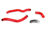 HPS Red Reinforced Silicone Heater Hose Kit for Nissan 03-06 350Z LHD (57-1435-RED)