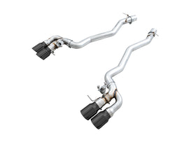 AWE Tuning AWE SwitchPathâ„¢ Axle-back Exhaust for BMW F90 M5 - Diamond Black Tips - 3025-43065