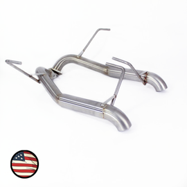 Nameless Performance Axleback Exhaust - 2015-2019 Subaru Outback 3.6R - Muffler Delete (SUAB15OB-0MU)