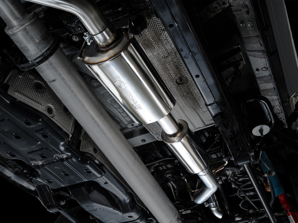 AWE Tuning Exhaust for 4th Gen Toyota Tacoma Dual Diamond Black Tips (3015-33254)